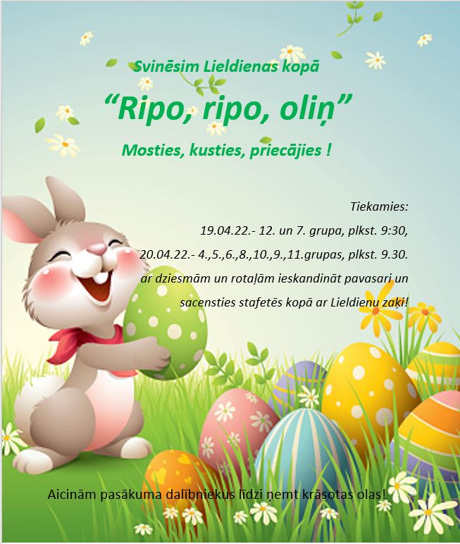 Nāc nākdama Liela diena!